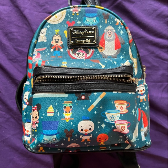 Used in EXCELLENT condition Disney Parks Chibi Loungefly Mini Backpack - Picture 1 of 3